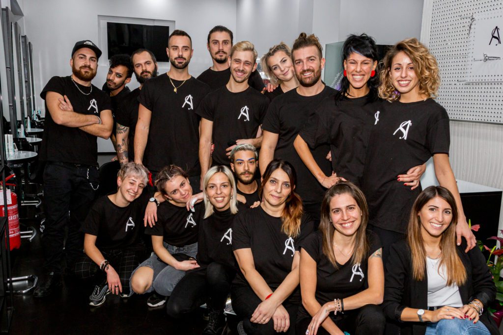 foto staff al completo attilio parrucchieri