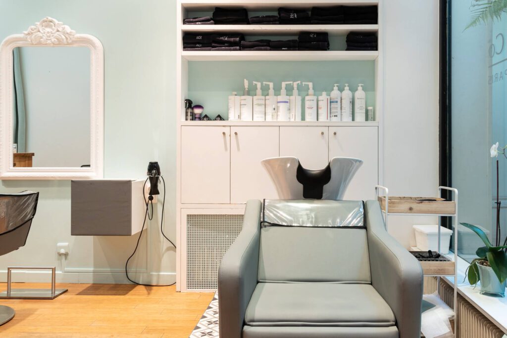 Arredamento parrucchiere shabby chic